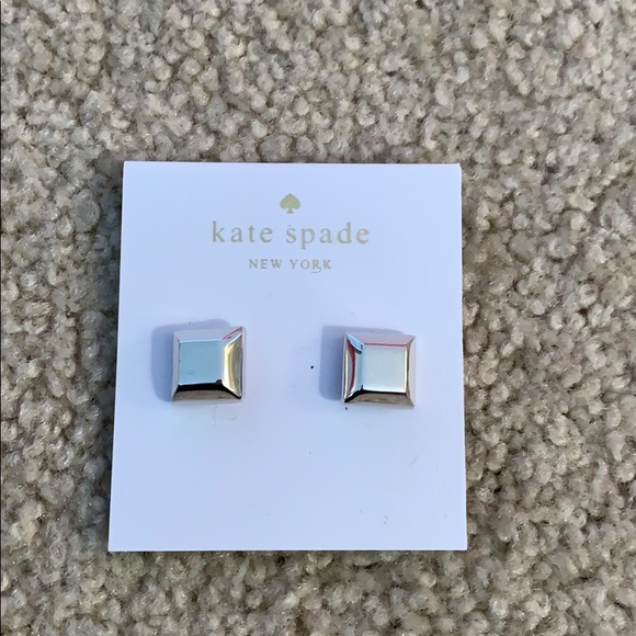 kate spade Jewelry - Kate Spade silver earrings